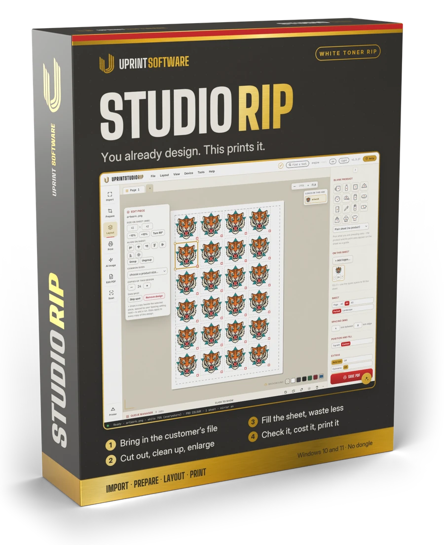 UPrint Studio RIP software box