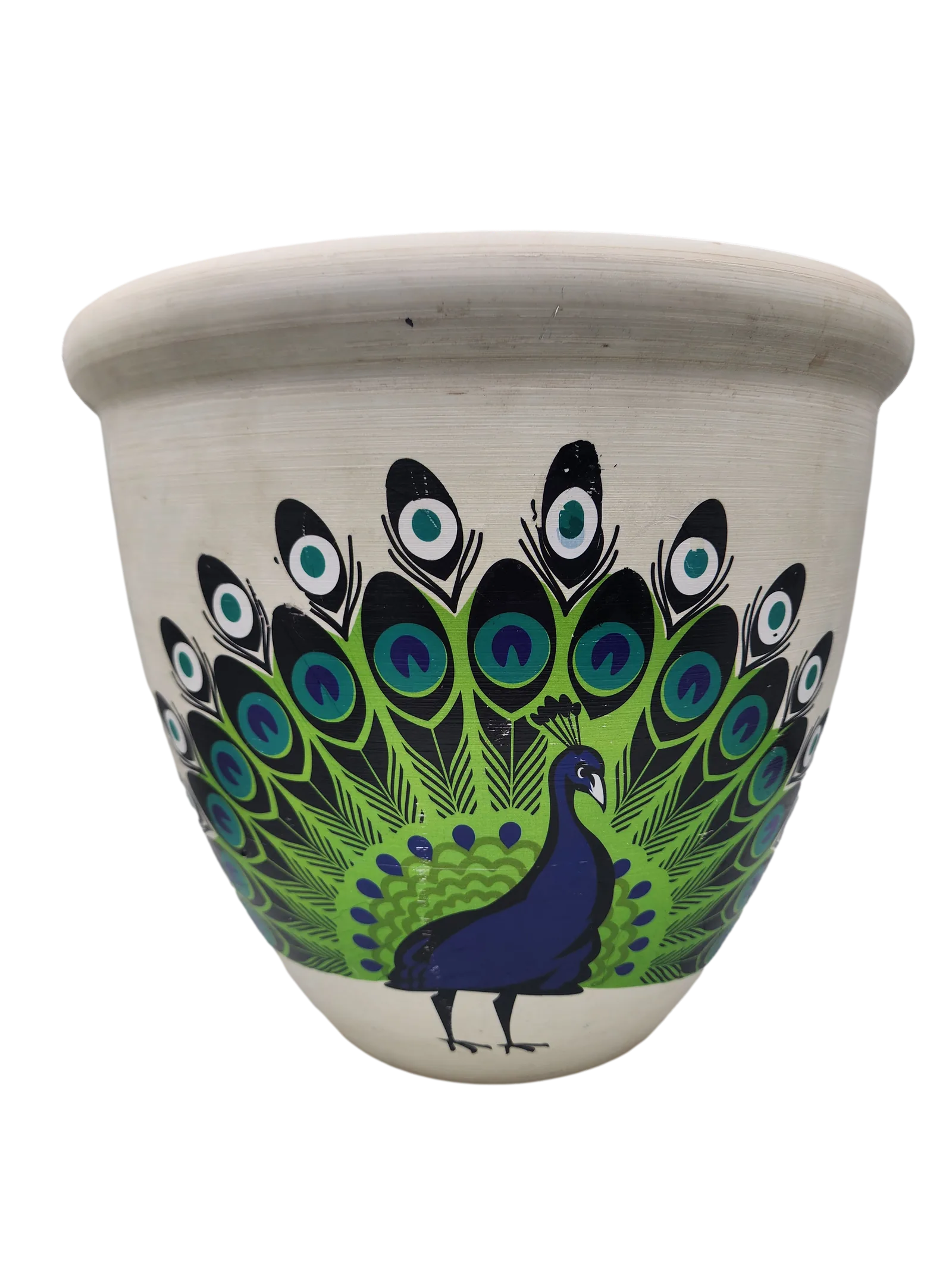 Peacock pot